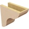 Ekena Millwork 5"W x 10"D x 10"H Classic Carmel Rough Cedar Woodgrain TimberThane Corbel, Primed Tan CORUR05X10X10CARRCPR - alternate 5